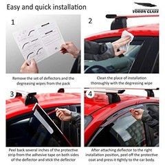 Tape-on Extra Durable Rain Guards for Kia Sportage 2023 For Sportage 23-26