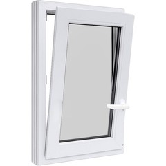 Tilt & Turn, Basement Egress Window, In-swing, White