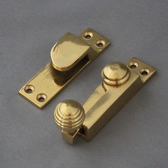 Brass Beehive Sash Window Fastener