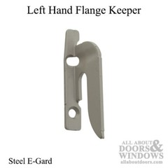 Sash Lock Hook, Flange Keeper, Left Hand – Steel E-Gard