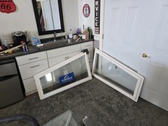 A set Viwinco Trapezoid Windows one for 500 two for 1000.