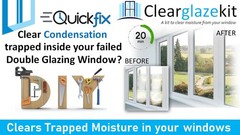 Clear Window Condensation Kit +50% Dry PLus Clear your failed Windows