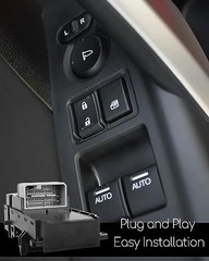 Upgrade Power Window Master Switch Left Driver Side Fit for Honda Accord Coupe