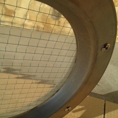 PORTHOLE FOR DOOR STAINLESS STEEL phi 350 mm COLORFUL