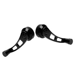 2pcs Alloy Window Handle, Window Riser and Crank Winder Set with Easy and Black