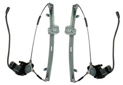 Front Power Power Window Regulator & Motor Assembly Set Compatible WRA50536