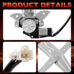 Power Window Regulator with Motor Rear Left Driver Side Compatible with Toyota