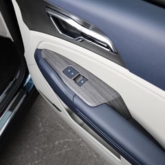 Window Switch Panel Cover Interior Side Door Lock Lift Control Button Wood