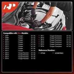 Iridium Platinum Spark Plugs Compatible with Mini Cooper 2007-2015, Cooper