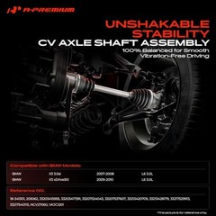 Rear Left Driver Side CV Axle Shaft Assembly Compatible with Rear Driver Side