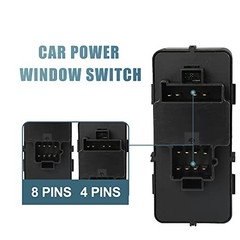 Replacement Driver Master Power Window Switch for 03-07 Saturn Ion 22664398