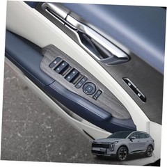 Compatible with Kia Sportage 2026 Accessories Door Lock Switch Wood grain