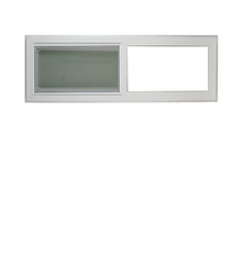 Double Pane Horizontal Window 48″ x 12″ FL. Approved Argon Gas Low E Tempered