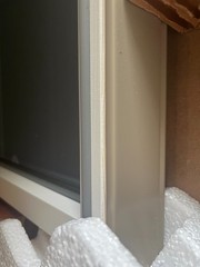 Pella lifestyle top sash only 3-0 x5-0 Putty Ext, prefin white interior Window