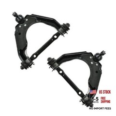 Front Upper Driver and Passenger Side Control Arm and Ball Joint Set 2 Piece