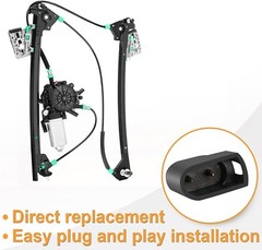 Front Passenger Side Power Window Regulator with Motor fit for Chevy Corvette
