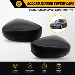 1 Pair Door Side Rearview Mirror Covers Caps Compatible with Accord 2008 2009
