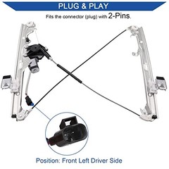 Obaee 741-644 Power Window Regulator & Motor Assembly Front Left Driver Side