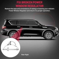 748-981 Power Window Regulator with Rear Right 2005-2015 Nissan Armada Titan