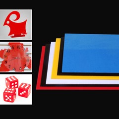 Coloured Plastic Panel Sheet 2/3/5mm Colour Material 200 x 300mm Guard Screen