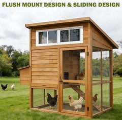 2-Pack 10″x18″ White Sliding Shed Windows with Tempered Glass and Screen