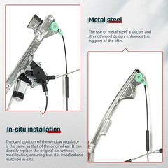 Power Window Regulator Front Left Driver Side with Motor fits for 2004-2008