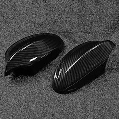 Carbon Fiber Style Left Right Wing Mirror Cover For E90 05-07