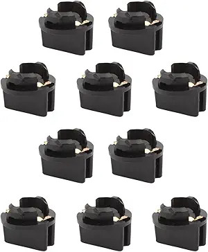 T10 194 168 Socket Base for Car Instrument Panel Dash Gauge Cluster Bulbs (10 Pa