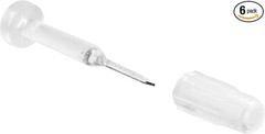 Prime-Line L 5895 Window Grid Retainer Pin Clear 6 Pack