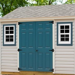 2 Pack 12”x18” Shed Windows, Small Sliding Windows, White Flush Mount Pack