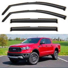 in-Channel Window Visors Rain Guards for 2019-2023 Ford Ranger SuperCrew, Win…