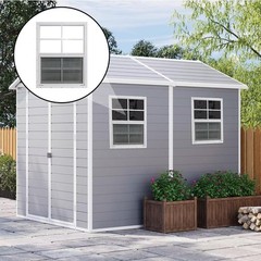 Versatile 12″ x 18″ Shed Windows – Modern Aluminum Frame, Water-Resistant Glass