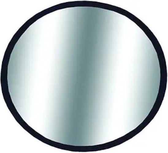 49102 2″” HotSpots Round Stick-On Convex Mirror, blackSize: 2 Inches (Pack of 1)