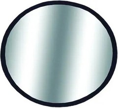 49102 2″” HotSpots Round Stick-On Convex Mirror, blackSize: 2 Inches (Pack of 1)