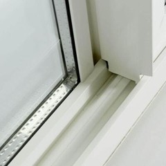 Vinyl Window Left-Hand Sliding Dual Pane Insulated Glass White 31.75″ x 19.75″