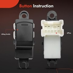 Rear Left or Right – Power Window Switch – Compatible with Nissan Sentra 2007
