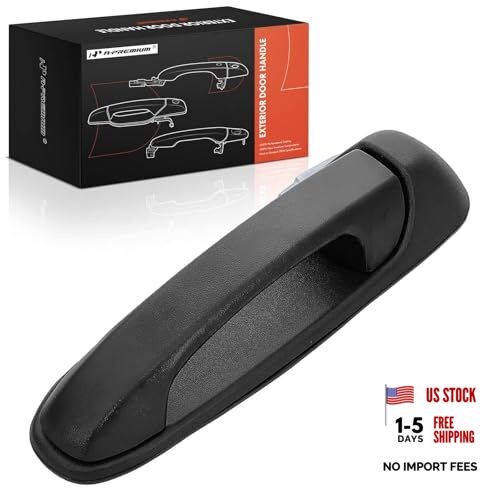 Rear Left Driver Side Exterior Door Handle Compatible with Dodge Ram 1500