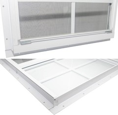 Rust-Free 12×18 Aluminum Shed Windows with Screens – 2 Pack for Security & Light