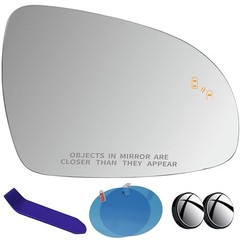 Passenger Side Mirror Glass Compatible with Kia Sportage 2017-2022, Heated