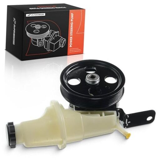 Power Steering Pump, with Pulley & Reservoir, Pump with Pulley & Reservoir