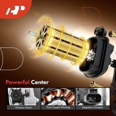 Power Window Regulator with Motor Compatible with Cadillac Rear Passenger (RH)