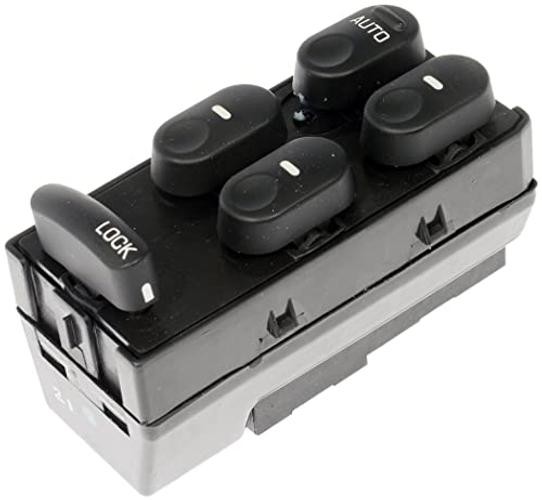901-002 Front Driver Side Power Window Switch 5 Button Compatible with Select