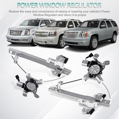 Rear Left&Rear Right Power Window Regulator with Motor Assembly Compatible for