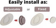 Semi Oval Convex Rear View – HD Glass Side Car Mirror – Blindspot Can Be Install