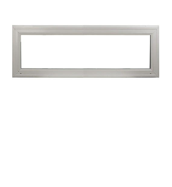 Double Pane Transom Window 48″ x 10″ FL. Approved Argon Gas Low E DP50