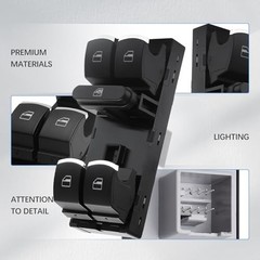 Power Window Door Master Control Switch Front Driver Side | Compatible with