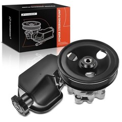 Power Steering Pump, with Reservoir & Pulley, Compatible with Dodge Dakota