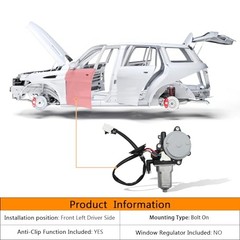 6 Pins Power Window Lift Motor Compatible with Infiniti FX35/FX45/G35 Sedan