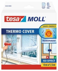 tesa Thermocover Insulating Film window Cover, Choice of size – Transparent