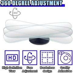 2PCS Blind Spot Mirror, Universal Adjustable HD Glass Convex Rear Size: Strip